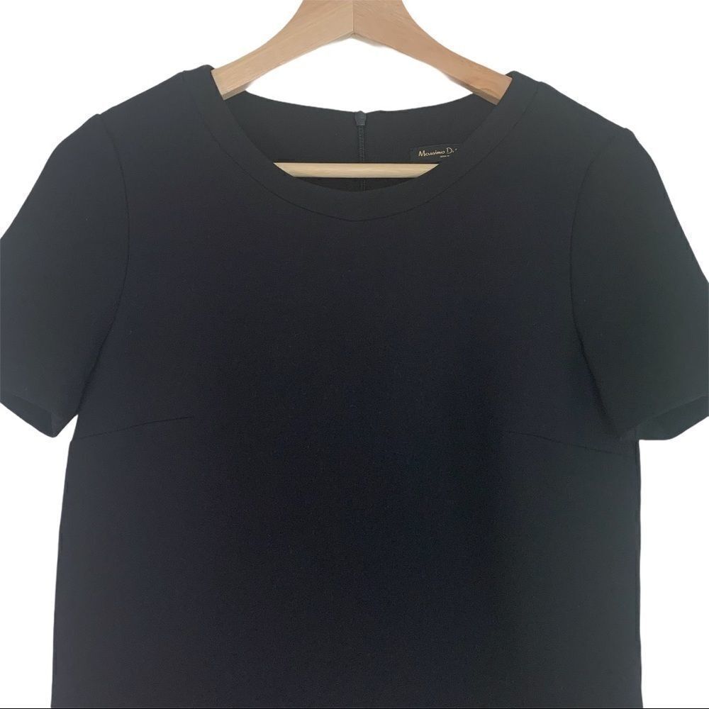 Massimo Dutti Scuba Like Structured Dress Top - Picture 3 of 6